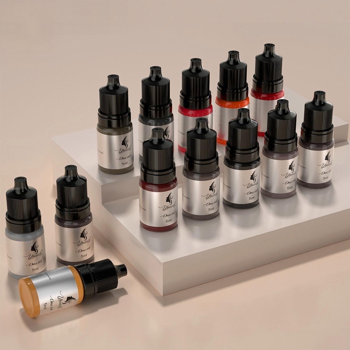 InkGearLab PMU Pigment – 5ml Permanent Makeup Pigment for Brows, Lips & Eyeliner | Beginner Friendly