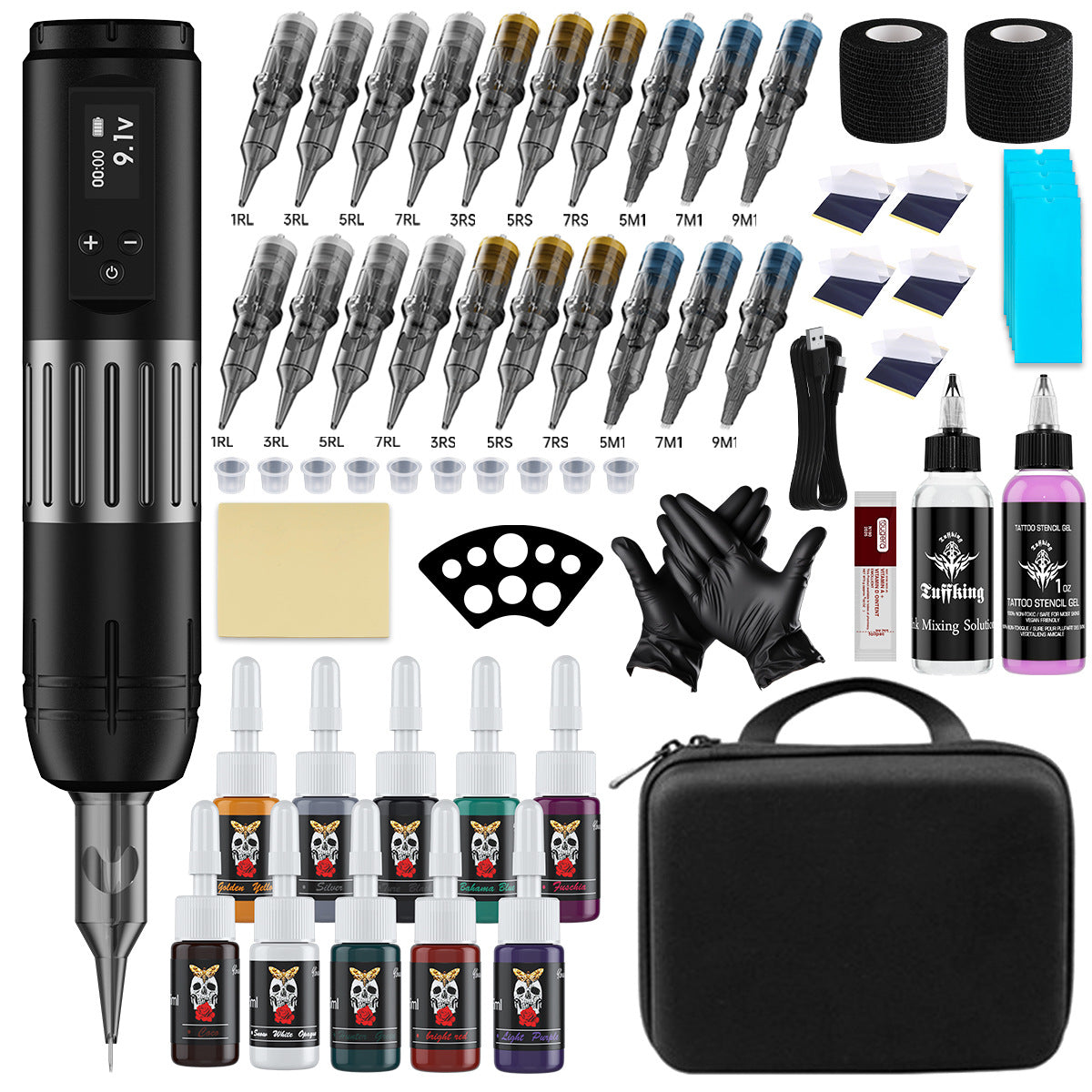 InkGearLab Wireless Tattoo Starter Kit