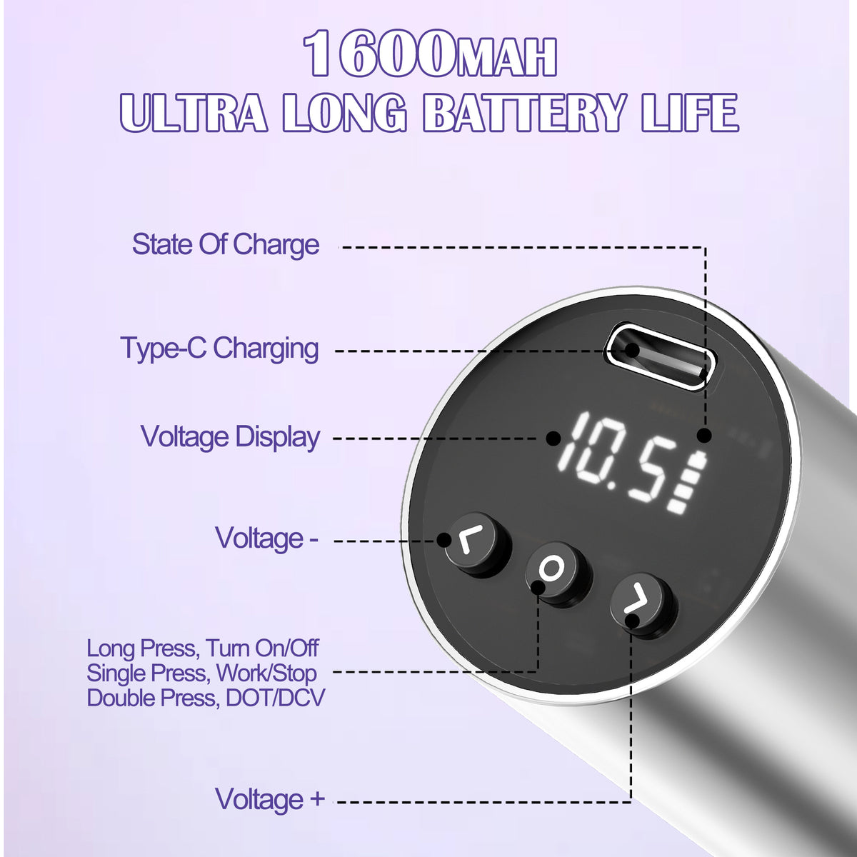 InkGearLab Air Wireless Tattoo & PMU Pen Machine