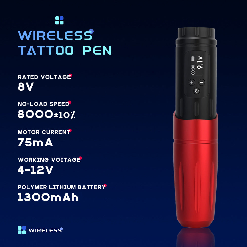 InkGearLab Pro Adjustable Stroke Wireless Tattoo Pen Machine
