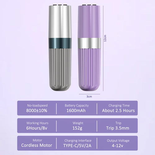 InkGearLab Air Wireless Tattoo & PMU Pen Machine