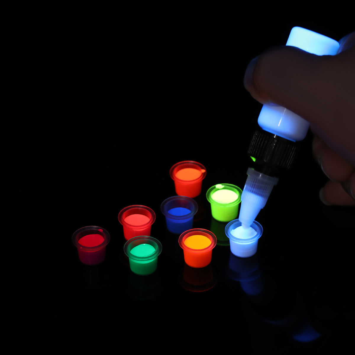 InkGearLab UV Reactive Tattoo Ink – 15ml Fluorescent Tattoo Pigment