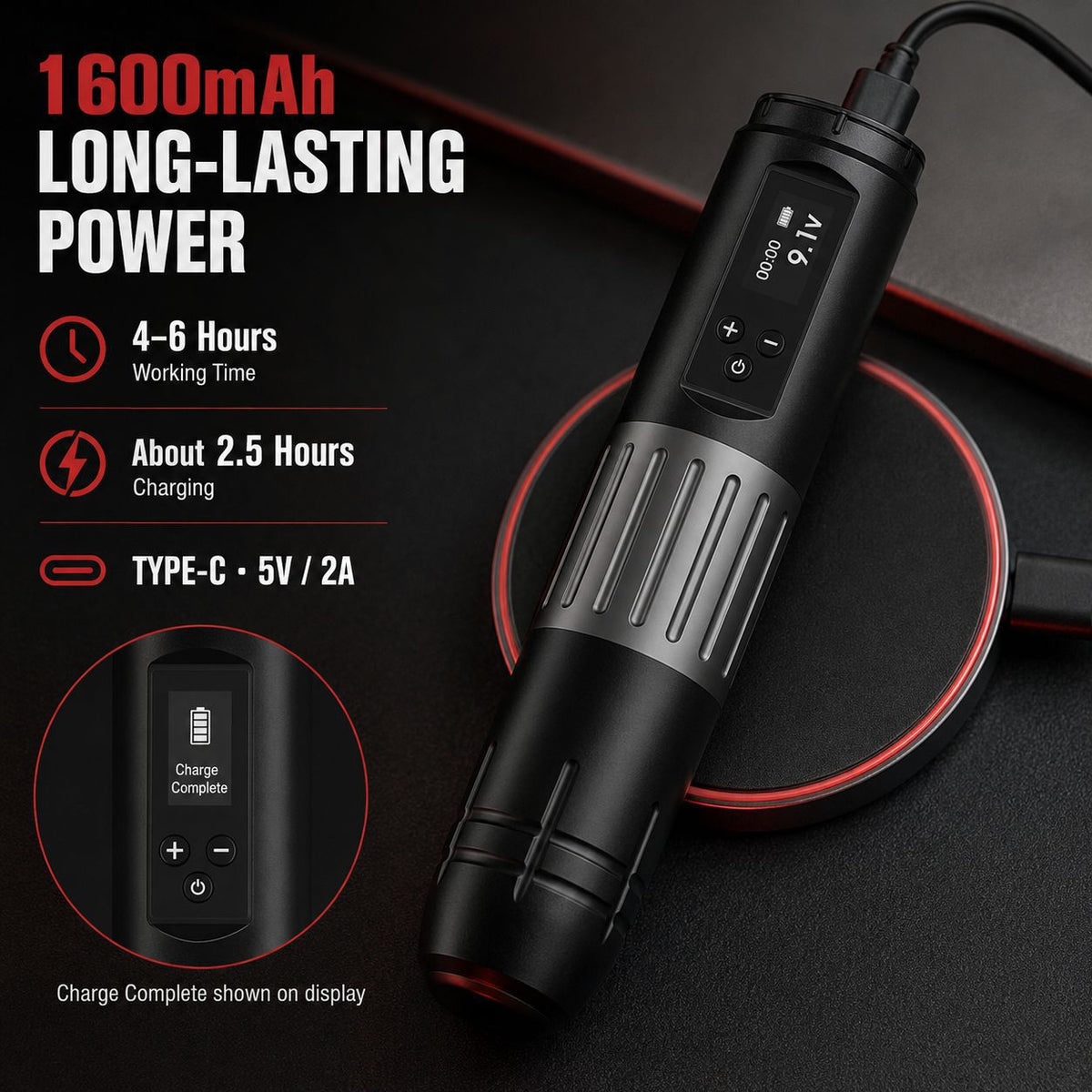 InkGearLab Wireless Tattoo Starter Kit