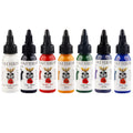 InkGearLab Basic Tattoo Ink Kit – 7 Colors, 1oz / 30ml Each