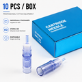 InkGearLab MTS Microneedling Tattoo & PMU Needles – Blue (Box of 10)