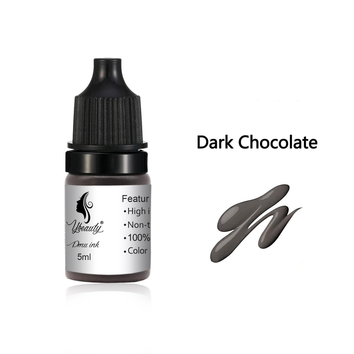 InkGearLab PMU Pigment – 5ml Permanent Makeup Pigment for Brows, Lips & Eyeliner | Beginner Friendly