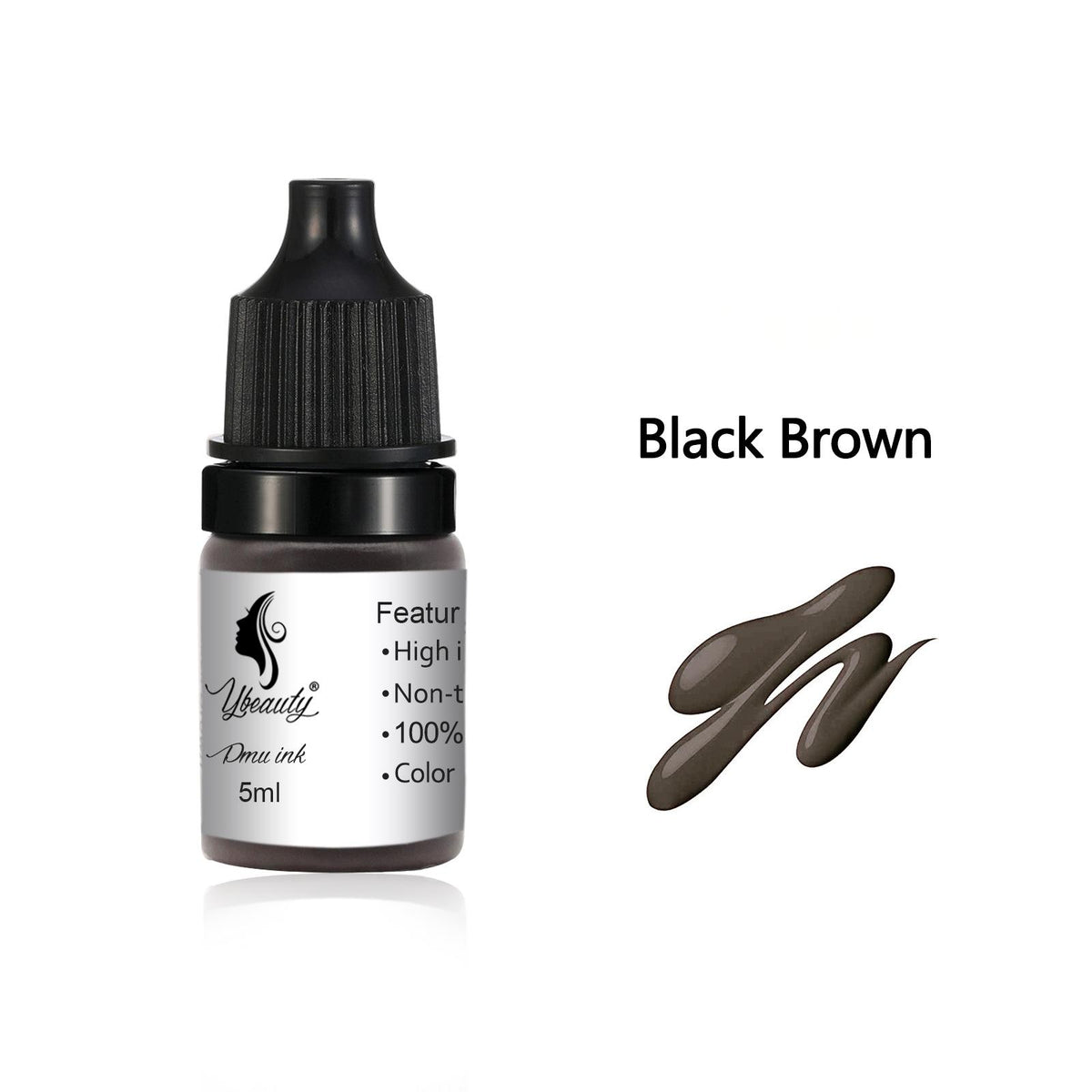 InkGearLab PMU Pigment – 5ml Permanent Makeup Pigment for Brows, Lips & Eyeliner | Beginner Friendly