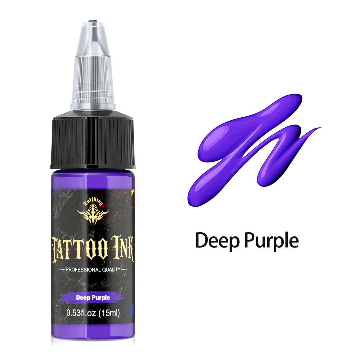 InkGearLab Tattoo Ink – 15ml Professional Tattoo Pigment, 21 Colors Available