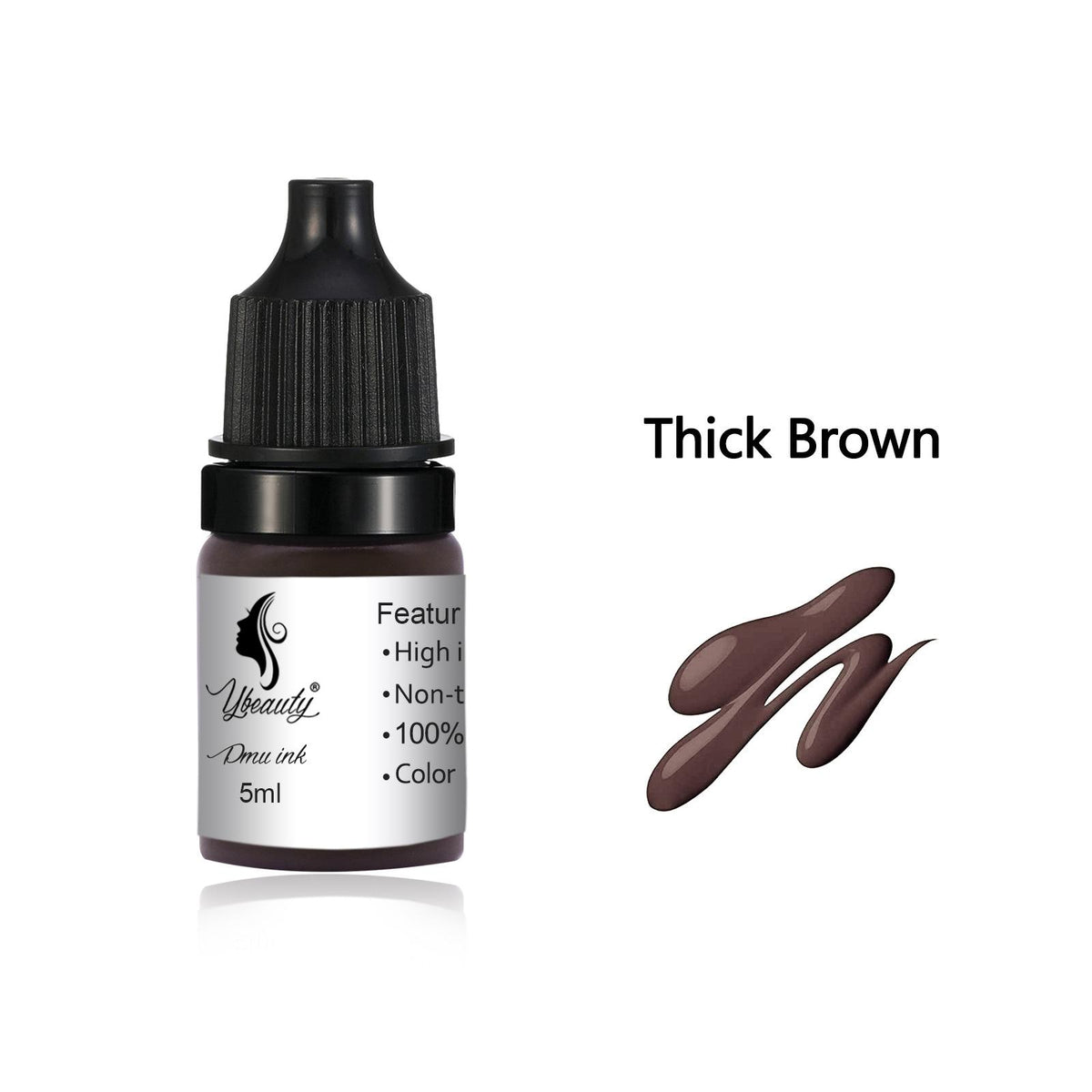 InkGearLab PMU Pigment – 5ml Permanent Makeup Pigment for Brows, Lips & Eyeliner | Beginner Friendly