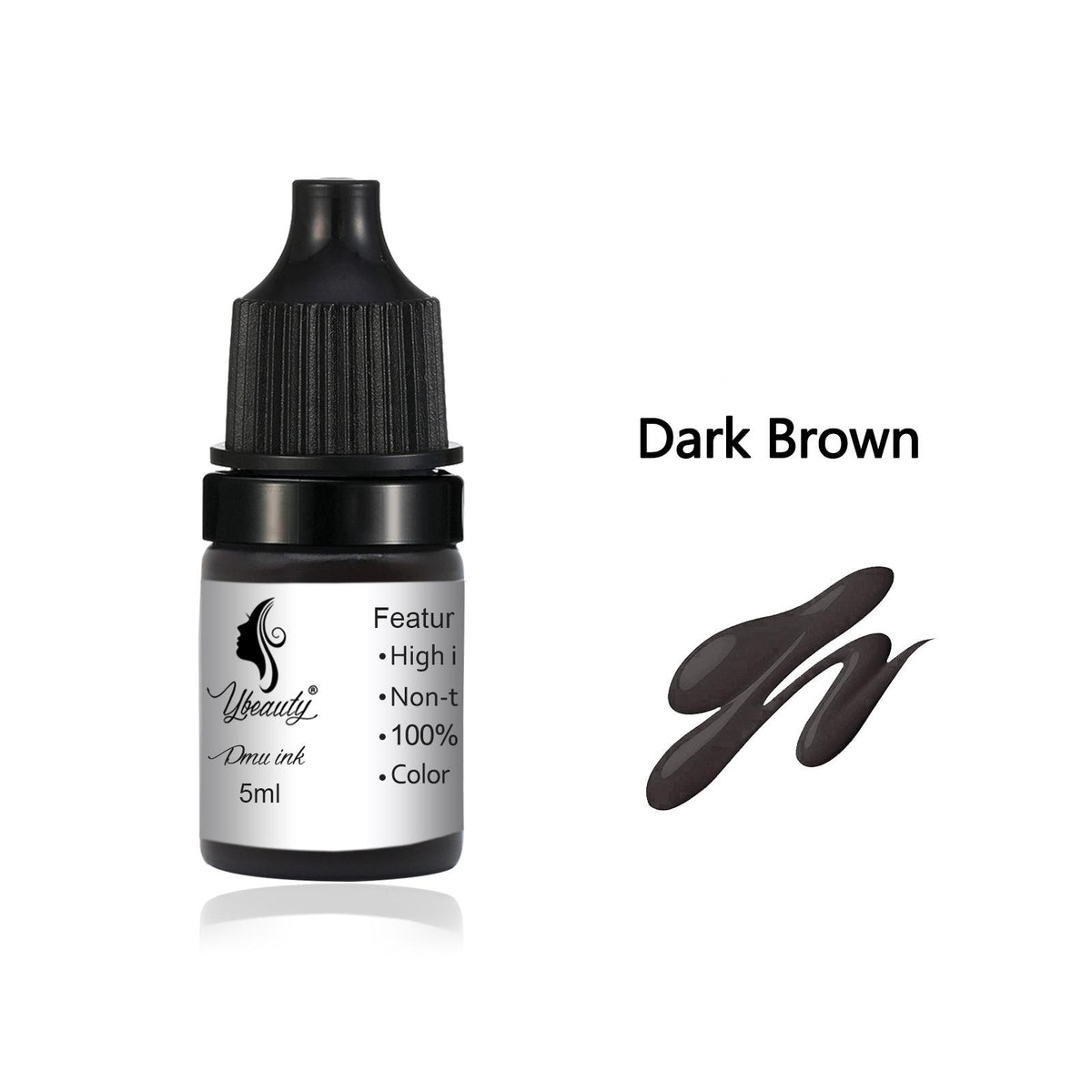 InkGearLab PMU Pigment – 5ml Permanent Makeup Pigment for Brows, Lips & Eyeliner | Beginner Friendly