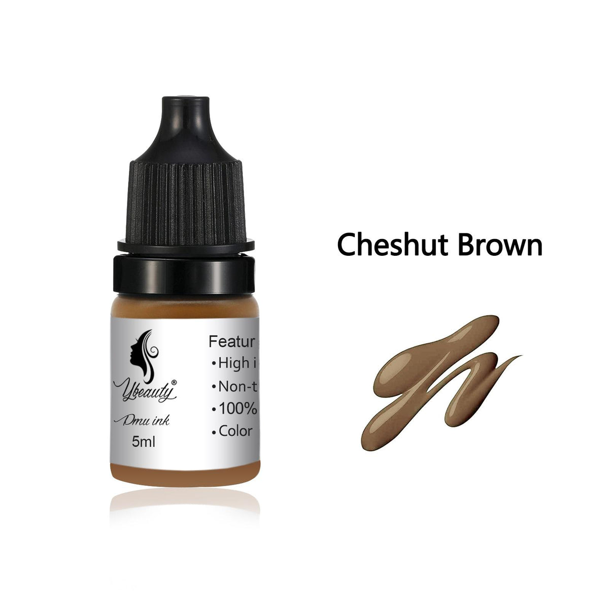 InkGearLab PMU Pigment – 5ml Permanent Makeup Pigment for Brows, Lips & Eyeliner | Beginner Friendly