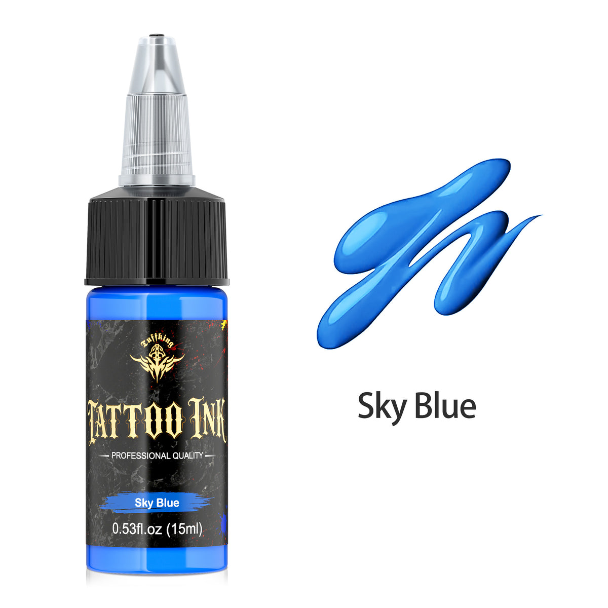 InkGearLab Tattoo Ink – 15ml Professional Tattoo Pigment, 21 Colors Available